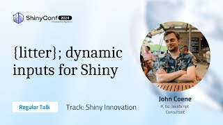{litter}; dynamic inputs for Shiny | ShinyConf 2024