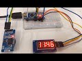 how to use tm1637 4 digit 7 segment led display with arduino quick u0026 brief tutorial