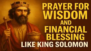 Prayer for Wisdom and Financial Blessing Like King Solomon – Trust God’s Abundance