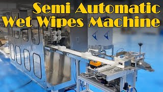 Semi Automatic Wet Wipes Production Line (Economic \u0026 Efficient)