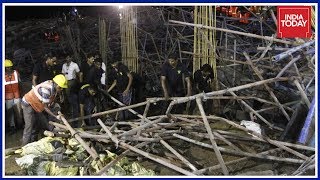 Rescue Operations Continue At Chennai Silks Building That Collapsed After Fire