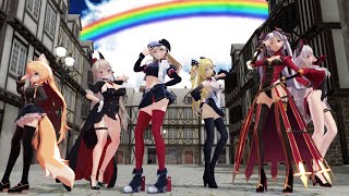 ブルーオース/MMD 海外戦姫達で被害妄想携帯女子（笑）