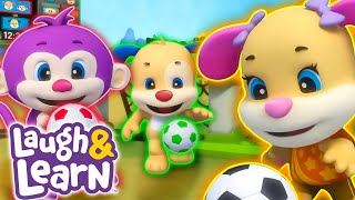 Kicking the Soccer Ball! 🎵 | Toddler Learning Songs | Kids Cartoon Show | Educational Tunes