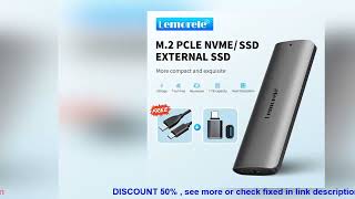 Top BEST Lemorele SD1L M.2 SSD Enclosure M.2 NVME SSD Case Adapter 10Gbps PCIe