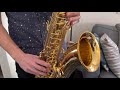 yamaha yts 62 tenor saxophone demo www.dcsax.com