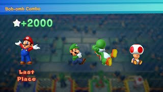 Mario Party 10 - Mario vs Luigi vs Yoshi vs Toad - Mushroom Park