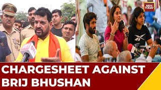 Wrestlers Protest: Chargesheet Against Brij Bhushan | Cops Reach Court With Chargesheet Against Brij