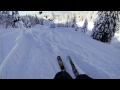 krvavec powder skiing trailer