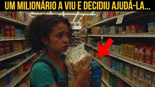 UMA JOVEM CHOROU NO MERCADO POR NÃO CONSEGUIR COMPRAR COMIDA PARA SUA FAMÍLIA...