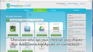 Adding Connectors (Français) | SimpleScan Tutorials