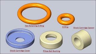 Miscellaneous Components of 'Suspension' Series-2 (Solid Edge Tutorial)