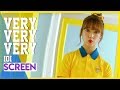I.O.I - Very Very Very: Screen time Distribution (RANKING)