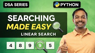 Linear Search Algorithm Explained in Telugu with Python | Find Element in a Array in Telugu