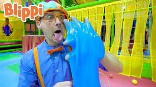 Blippi Learns the 5 Senses at a Kids Play Place | Educational Toddler Videos