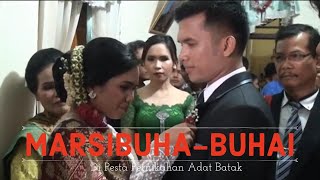 Pernikahan Adat Batak || Marsibuha-Buhai || Herman & Ika