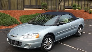 Sold 2002 Chrysler Sebring Limited Convertible 48k Miles at Elite Motor Cars of Peabody MA