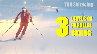 3 Levels of Parallel Skiing