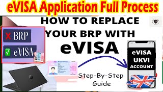 How To Apply For Your UK eVISA | Step By Step Easy Application Process Full Guide #evisa #brp #eVisa