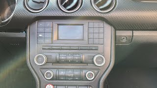 How to Remove Radio / Display/ CD from Ford Mustang 2015 for Repair.