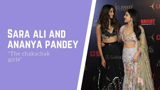 WATCH: Sara Ali Khan and Ananya Pandey Dancing At Lokmat Most Stylish Award!!