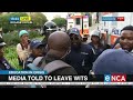 Wits students clash with security