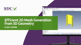 Efficient 2D Mesh Generation from 3D Geometry in SDC Verifier