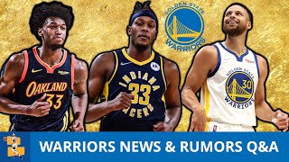 James Wiseman Trade For Myles Turner? Steph Curry Finals MVP? Klay Thompson | Warriors Rumors Q&A