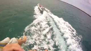 Parasailing Above Broadwater Gold Coast, Australia