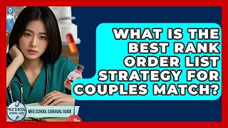 What Is The Best Rank Order List Strategy For Couples Match? - Med School Survival Guide