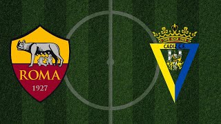 AS Roma vs Cadiz | FIFA Club Friendly 2022 | Realistic Simulation | eFootball PES Gameplay