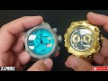 INVICTA WATCH COMPARISON | RESERVE VENOM HYBRID beside VENOM TINTED CRYSTAL