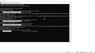 How to install the Scikit-image(image processing in Python) on windows