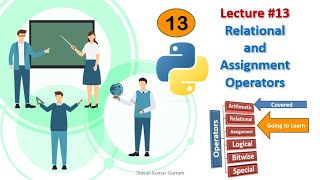 #13. Relational and Assignment Operators in Python || Operators in Python (Part-2)