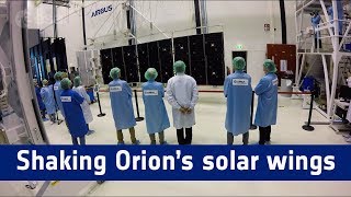 Shaking Orion’s solar wings