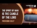 Proverbs 20:27 | The Spirit Of Man Is The Candle Of The Lord | Daily Manna