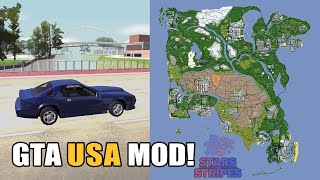 GTA United States Map - Whole USA in One Game! (Stars \u0026 Stripes Modification)