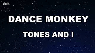 Karaoke♬ DANCE MONKEY - TONES AND I 【No Guide Melody】 Instrumental