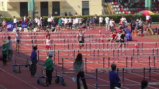 2018-2-28 Inter-School Athletics Competition 2017-2018 D1(Day 1) - 100m Hurdles Boys C Grade Heat 1