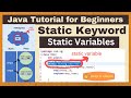 Static Keyword in Java | Java for beginners