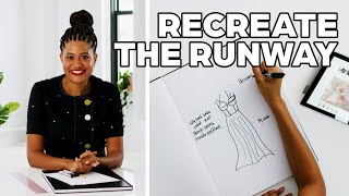 How to recreate designer fashion | Design and sewing class