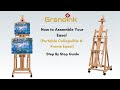 Unlock Your Creative Space: Grandink Portable Collapsible H-Frame Easel Setup Tutorial for Artists