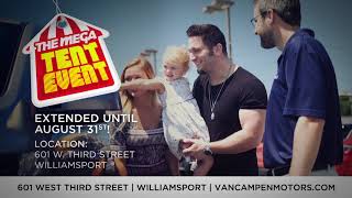 VanCampen Motors - TENT SALE IS EXTENDED!