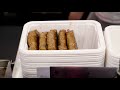 grilled pig rib patties tteokgalbi korean street food