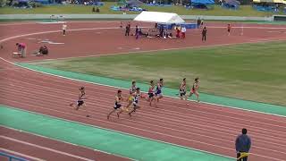 近江高校男子陸上競技部　高校記録会　１００ｍ（中溝、谷口）　2018.4.7