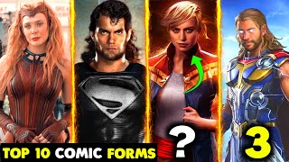 Top 10 Most Powerful Forms of Superheroes in Hindi || SUPERHERO STUD10S