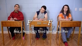 A Common Misconception about Newton's Third Law Force Pairs (or Action-Reaction Pairs)
