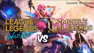 LOL Wild Rift vs MLBB | League of Legends Wild Rift and Mobile Legends Bang Bang Comparison | Part 1