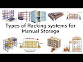 Warehouse Storage Solution | Racking | Types of Racking for Manual storage