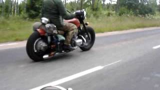 Dnepr mt-11 Ratbike cruising in Sweden