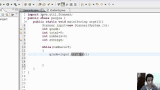 Java Programming Tutorial 21 (Simple Averaging Program)...Halil İbrahim CANATAN HD